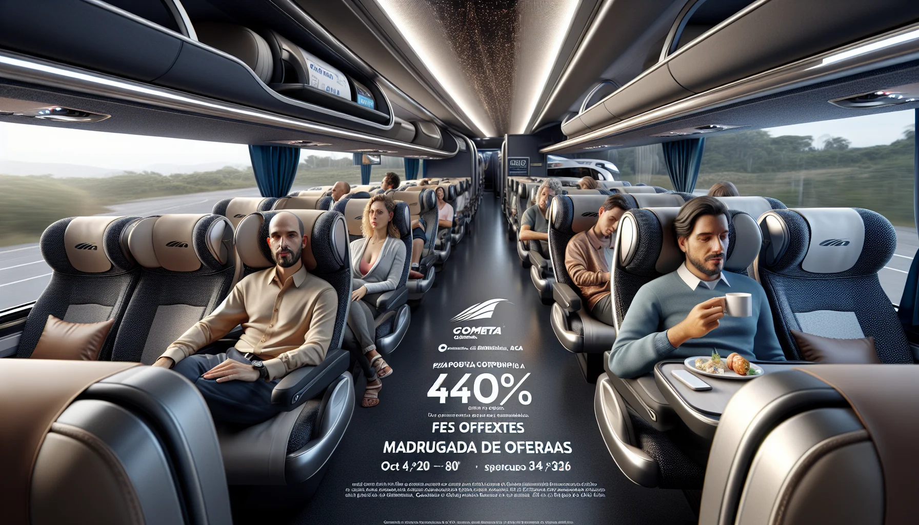 Categorias de Assento e Conforto nas Viagens Promocionais do Grupo JCA Categorias de Assento e Conforto nas Viagens Promocionais do Grupo JCA
